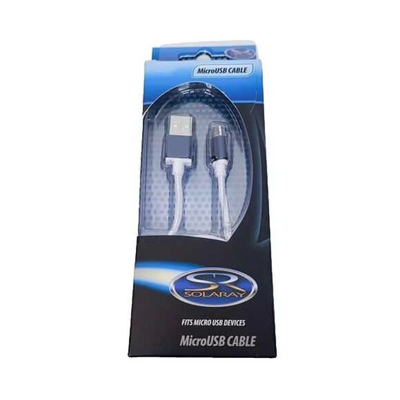 Solaray MicroUSB‎ Cable Micro USB Charging Cord Charger - Picture 1 of 6